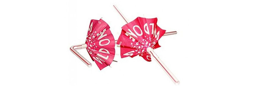 Accessorise Your Cocktails with Bride to Be ‘Wild One’ Umbrella Straws